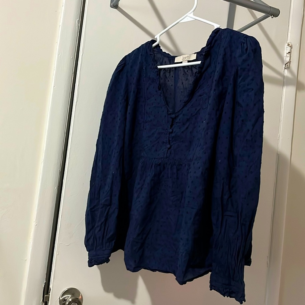 Loft long sleeve blouse